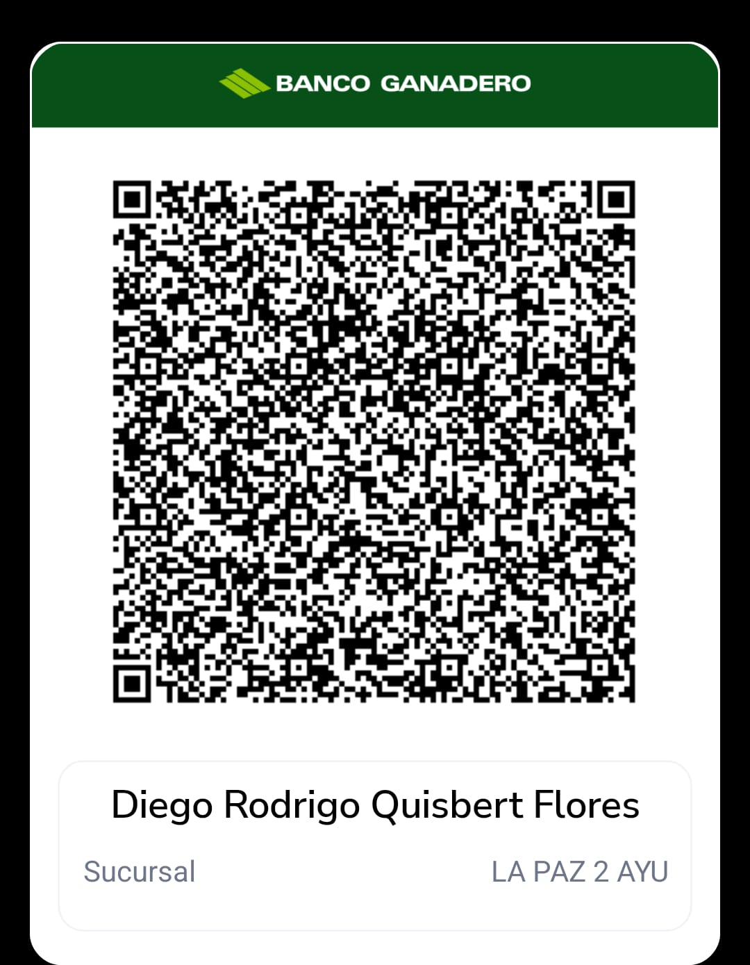 QR para pago